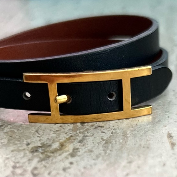 Hermes Behapi Double Tour Bracelet - Picture 4 of 10